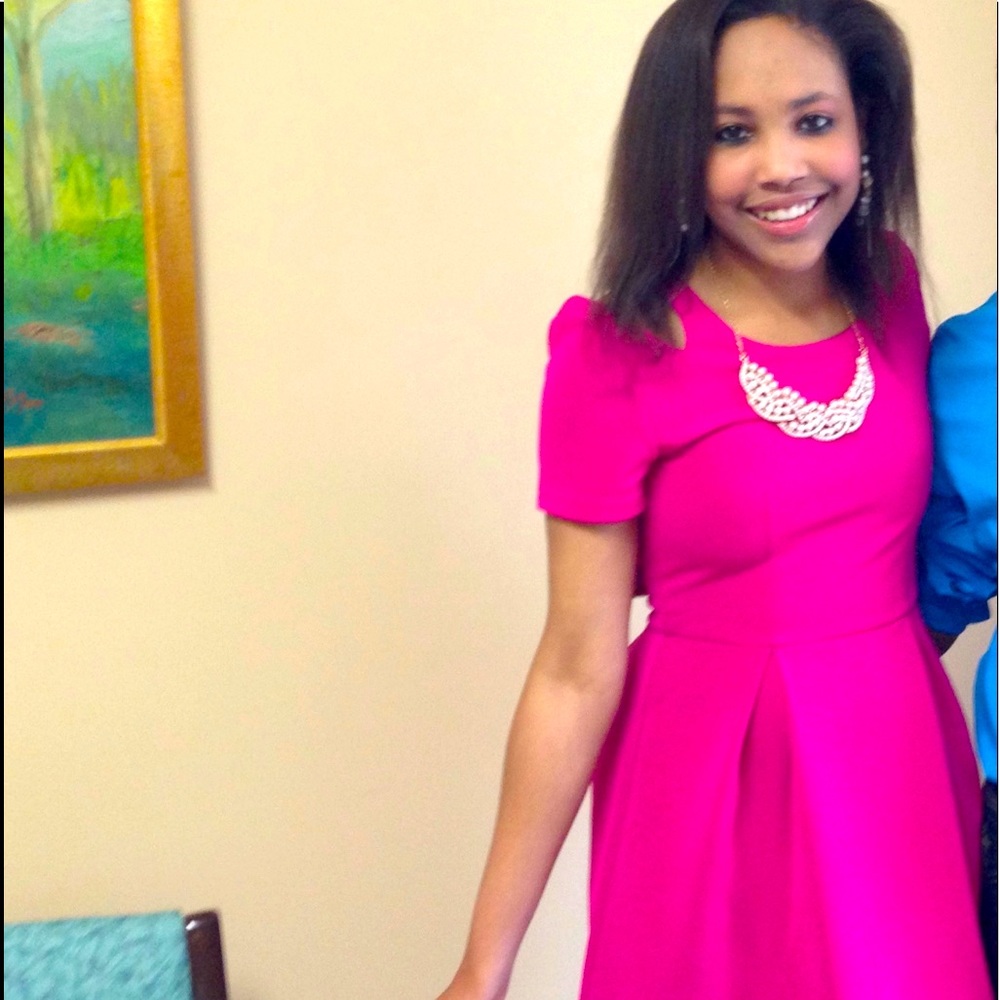 Beautiful hot pink dress